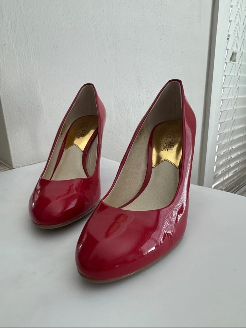 Michael Kors Red Stiletto Heels Pumps